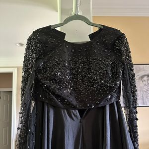 Black Two Piece Ballgown